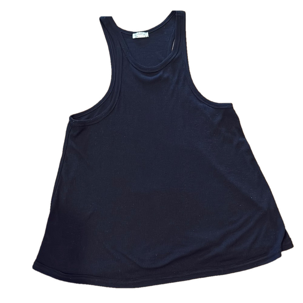 Free People black Racerback, medium 🔵